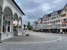 Pflästerung auf Schiffländeplatz